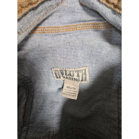 Duluth Trading Carpenter Jeans Men's Size 48x30 Ballroom Relaxed Fit Denim - Picture 5 of 5